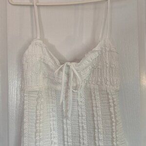 Windsor White Bow Mini Dress